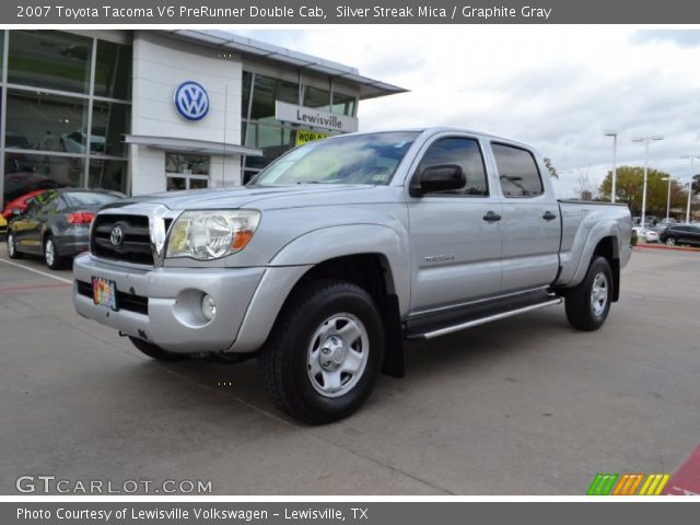 2007 Toyota Tacoma V6 PreRunner Double Cab in Silver Streak Mica