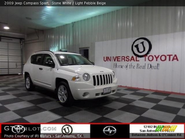 2009 Jeep Compass Sport in Stone White