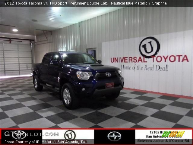 2012 Toyota Tacoma V6 TRD Sport Prerunner Double Cab in Nautical Blue Metallic