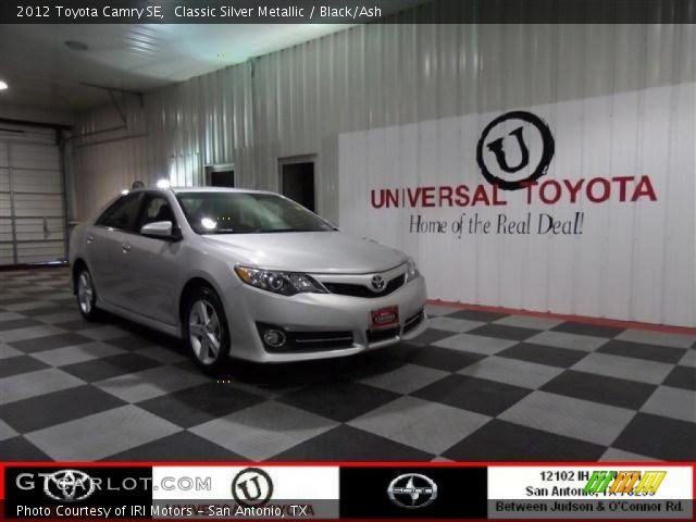 2012 Toyota Camry SE in Classic Silver Metallic