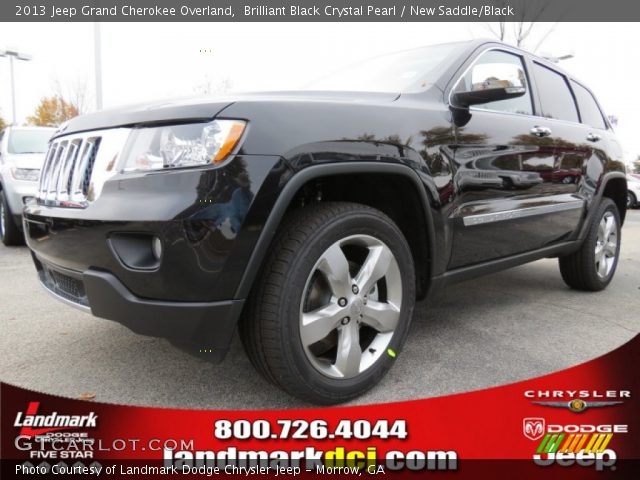 2013 Jeep Grand Cherokee Overland in Brilliant Black Crystal Pearl