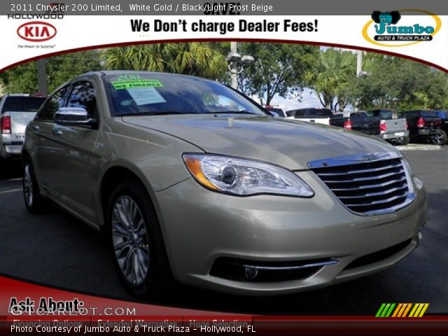 2011 Chrysler 200 Limited in White Gold