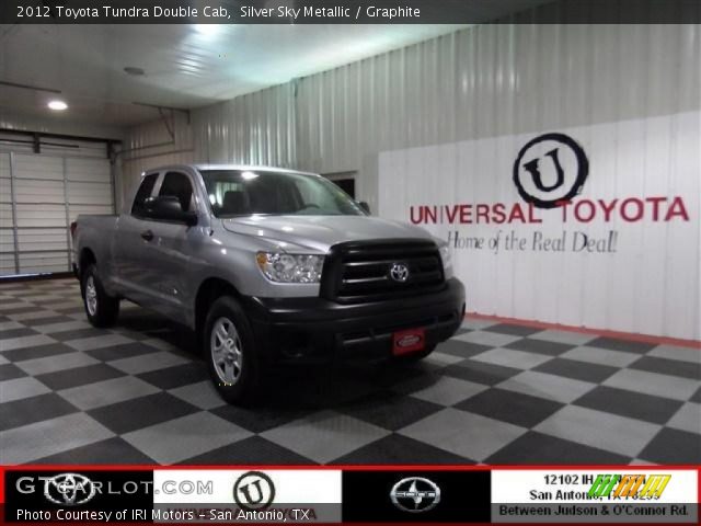 2012 Toyota Tundra Double Cab in Silver Sky Metallic