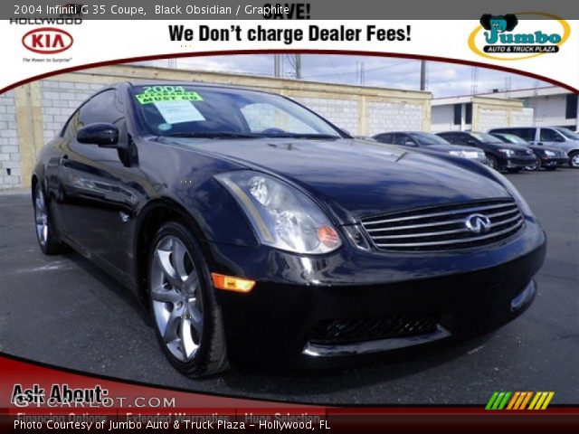 2004 Infiniti G 35 Coupe in Black Obsidian