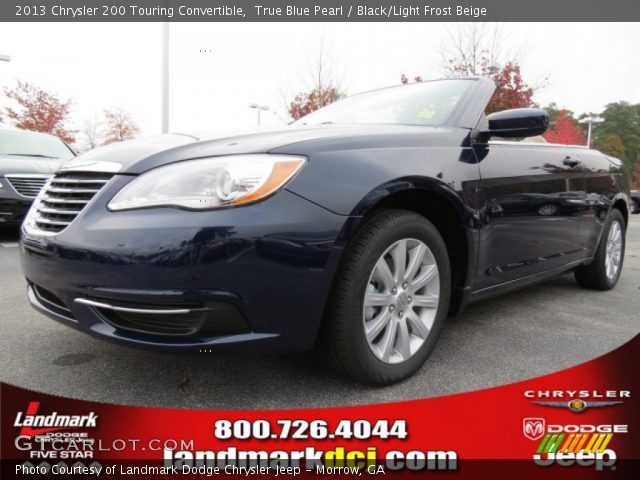 2013 Chrysler 200 Touring Convertible in True Blue Pearl