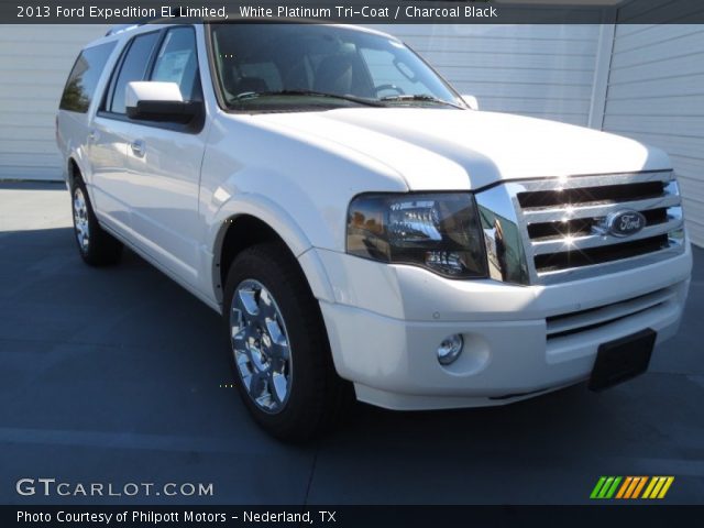 2013 Ford Expedition EL Limited in White Platinum Tri-Coat