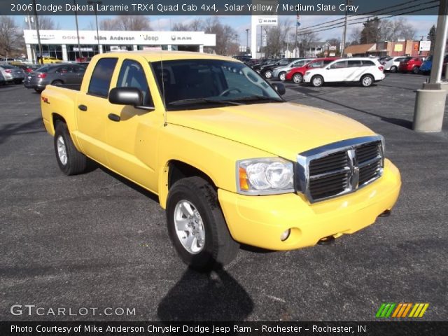 2006 Dodge Dakota Laramie TRX4 Quad Cab 4x4 in Solar Yellow