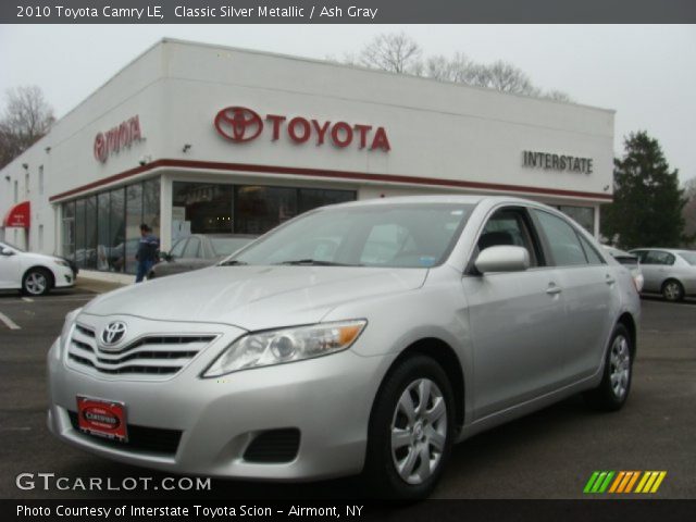 2010 Toyota Camry LE in Classic Silver Metallic
