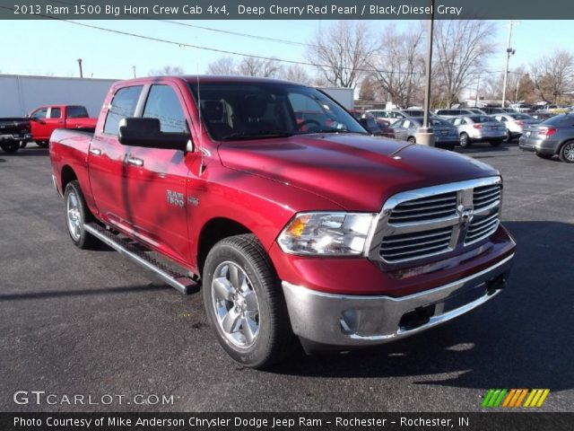 2013 Ram 1500 Big Horn Crew Cab 4x4 in Deep Cherry Red Pearl