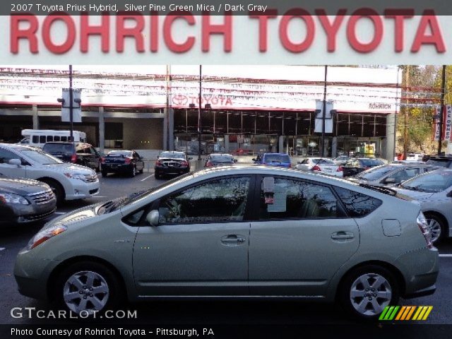 2007 Toyota Prius Hybrid in Silver Pine Green Mica