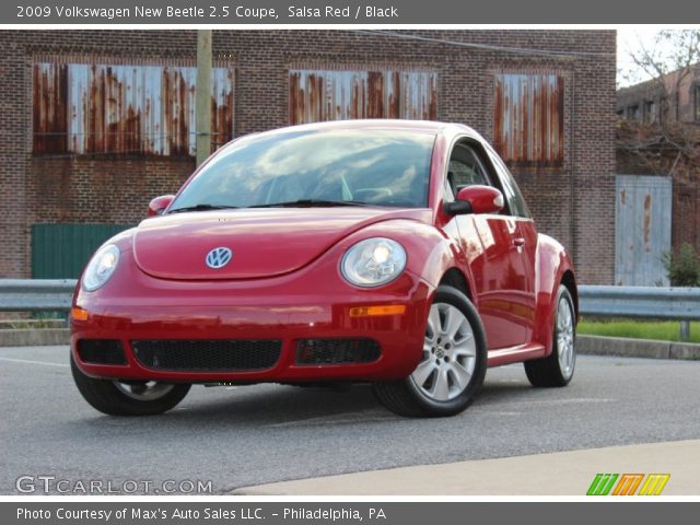 2009 Volkswagen New Beetle 2.5 Coupe in Salsa Red