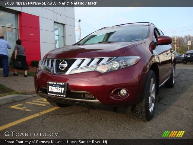 2009 Nissan Murano SL AWD in Merlot Metallic