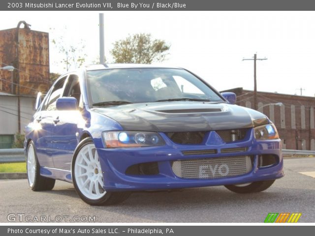2003 Mitsubishi Lancer Evolution VIII in Blue By You