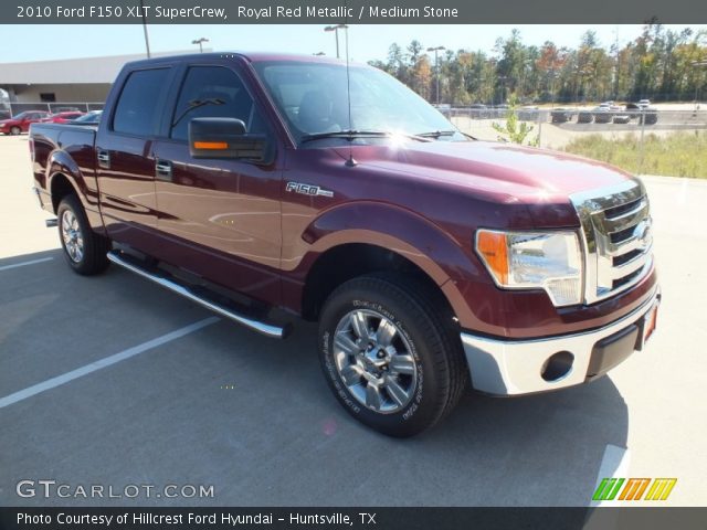 2010 Ford F150 XLT SuperCrew in Royal Red Metallic