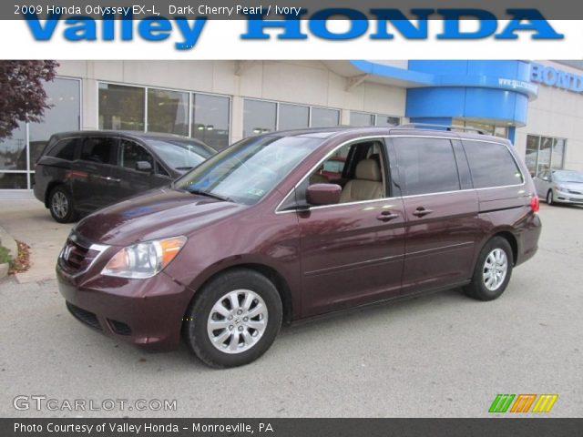 2009 Honda Odyssey EX-L in Dark Cherry Pearl