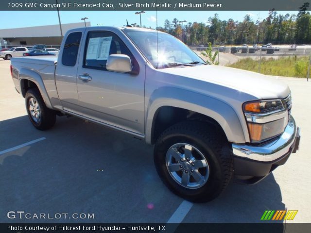 2009 GMC Canyon SLE Extended Cab in Silver Birch Metallic