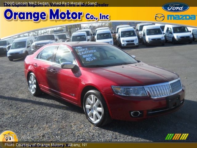 2008 Lincoln MKZ Sedan in Vivid Red Metallic