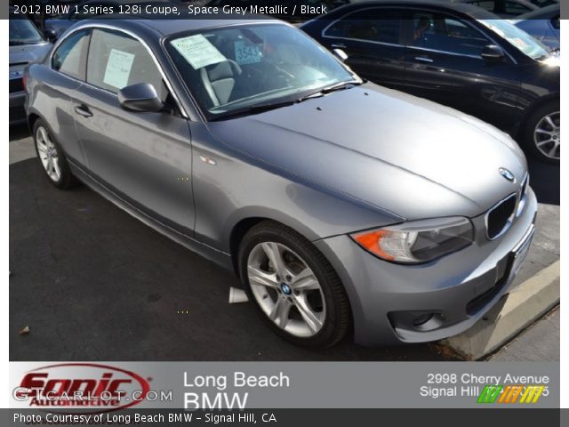 2012 BMW 1 Series 128i Coupe in Space Grey Metallic