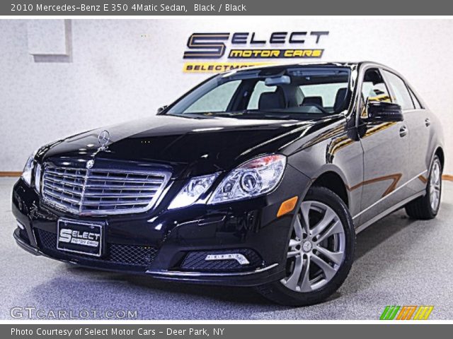 2010 Mercedes-Benz E 350 4Matic Sedan in Black