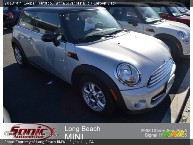 2013 Mini Cooper Hardtop in White Silver Metallic