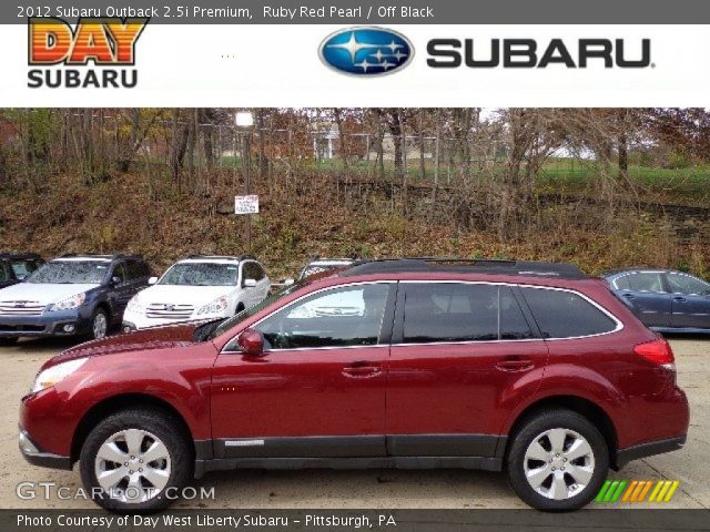 2012 Subaru Outback 2.5i Premium in Ruby Red Pearl