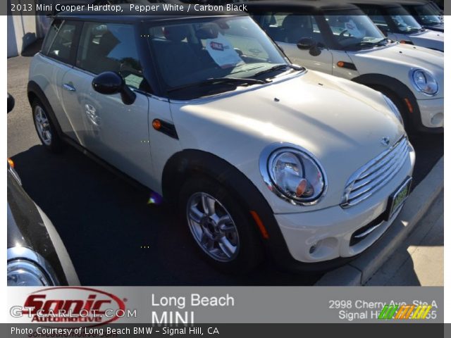 2013 Mini Cooper Hardtop in Pepper White