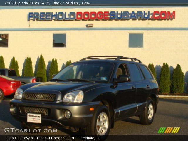 2003 Hyundai Santa Fe LX in Black Obsidian