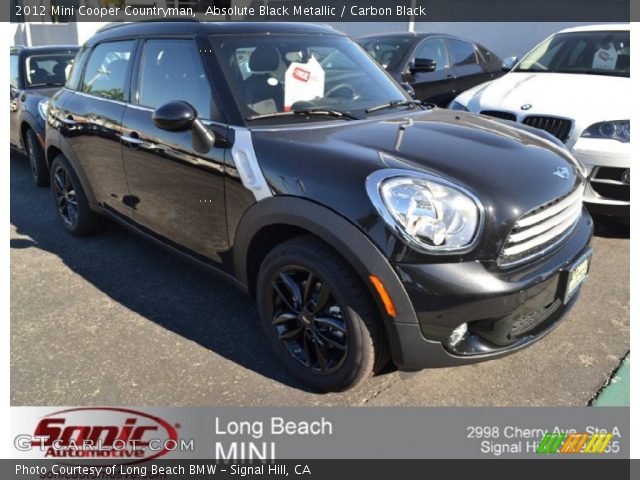 2012 Mini Cooper Countryman in Absolute Black Metallic