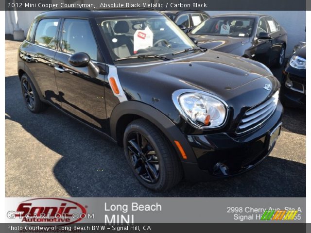 2012 Mini Cooper Countryman in Absolute Black Metallic