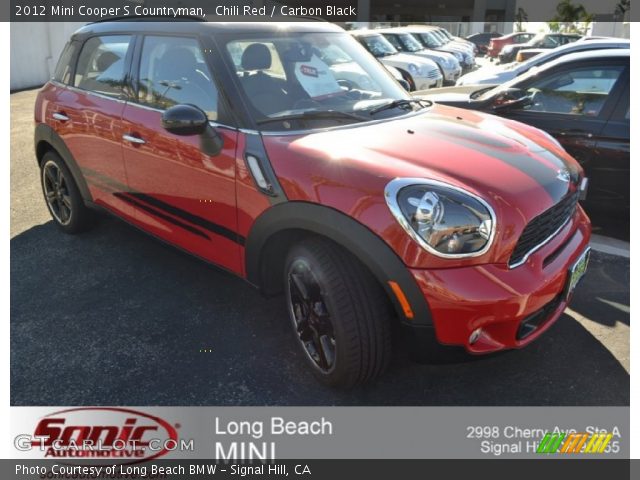2012 Mini Cooper S Countryman in Chili Red
