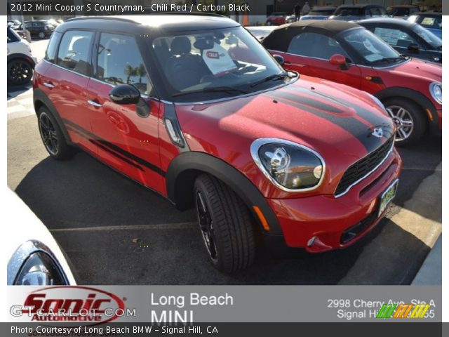 2012 Mini Cooper S Countryman in Chili Red