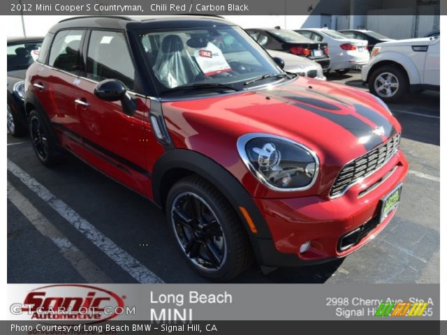 2012 Mini Cooper S Countryman in Chili Red