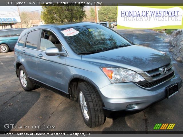 2010 Honda CR-V EX-L AWD in Glacier Blue Metallic