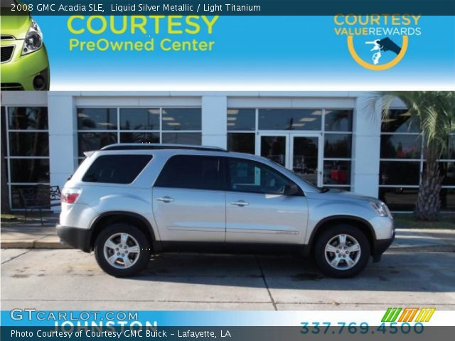 2008 GMC Acadia SLE in Liquid Silver Metallic