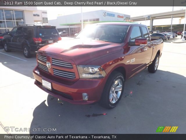 2013 Ram 1500 Sport Quad Cab in Deep Cherry Red Pearl