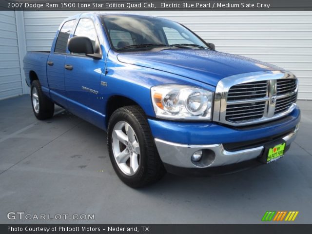 2007 Dodge Ram 1500 Lone Star Edition Quad Cab in Electric Blue Pearl