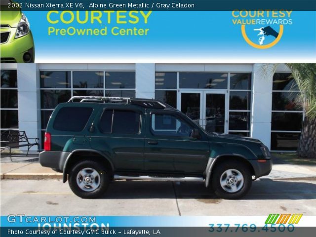 2002 Nissan Xterra XE V6 in Alpine Green Metallic