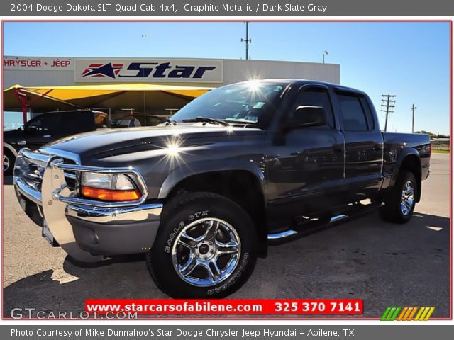 2004 Dodge Dakota SLT Quad Cab 4x4 in Graphite Metallic