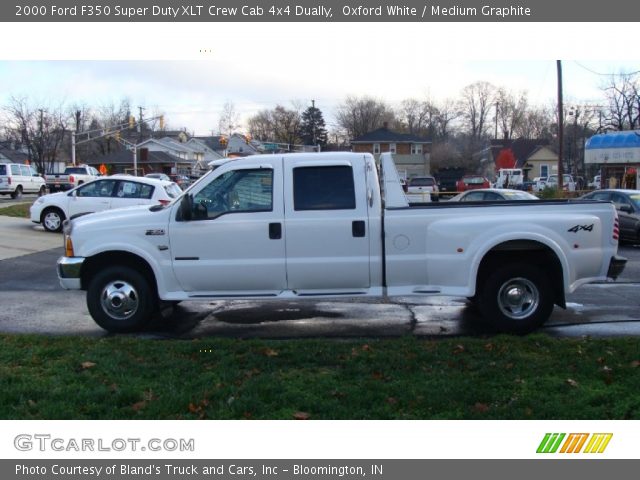 2000 Ford F350 Super Duty XLT Crew Cab 4x4 Dually in Oxford White
