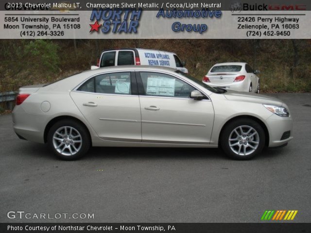 2013 Chevrolet Malibu LT in Champagne Silver Metallic