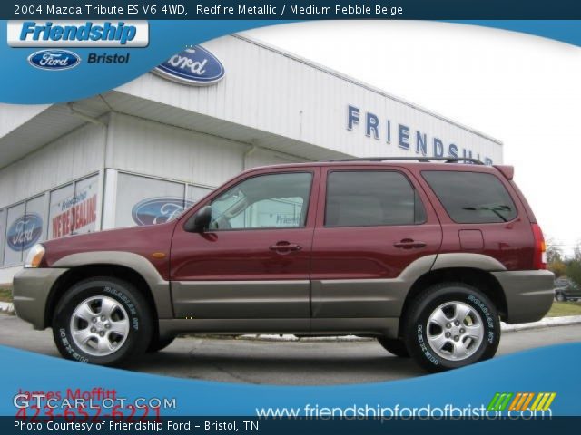 2004 Mazda Tribute ES V6 4WD in Redfire Metallic