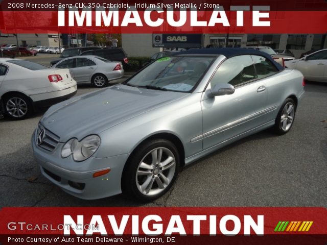 2008 Mercedes-Benz CLK 350 Cabriolet in Iridium Silver Metallic