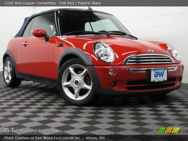 2005 Mini Cooper Convertible in Chili Red