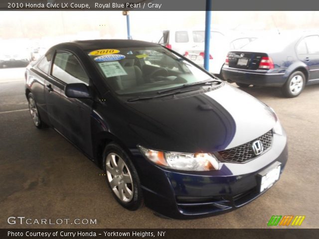 2010 Honda Civic LX Coupe in Royal Blue Pearl