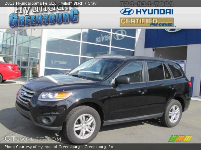 2012 Hyundai Santa Fe GLS in Twilight Black