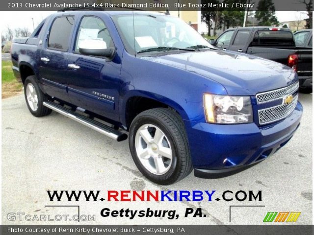 2013 Chevrolet Avalanche LS 4x4 Black Diamond Edition in Blue Topaz Metallic