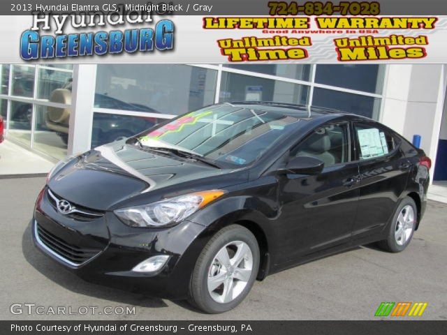 2013 Hyundai Elantra GLS in Midnight Black