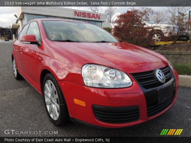 2010 Volkswagen Jetta Wolfsburg Edition Sedan in Salsa Red