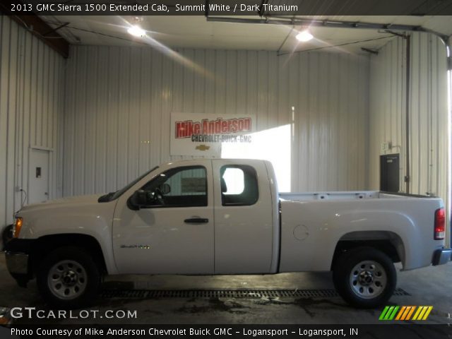 2013 GMC Sierra 1500 Extended Cab in Summit White