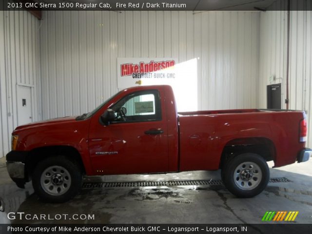 2013 GMC Sierra 1500 Regular Cab in Fire Red